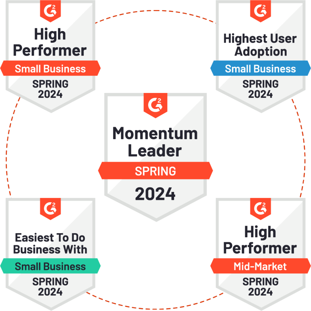 SearchStax G2 Badges - Spring 2024