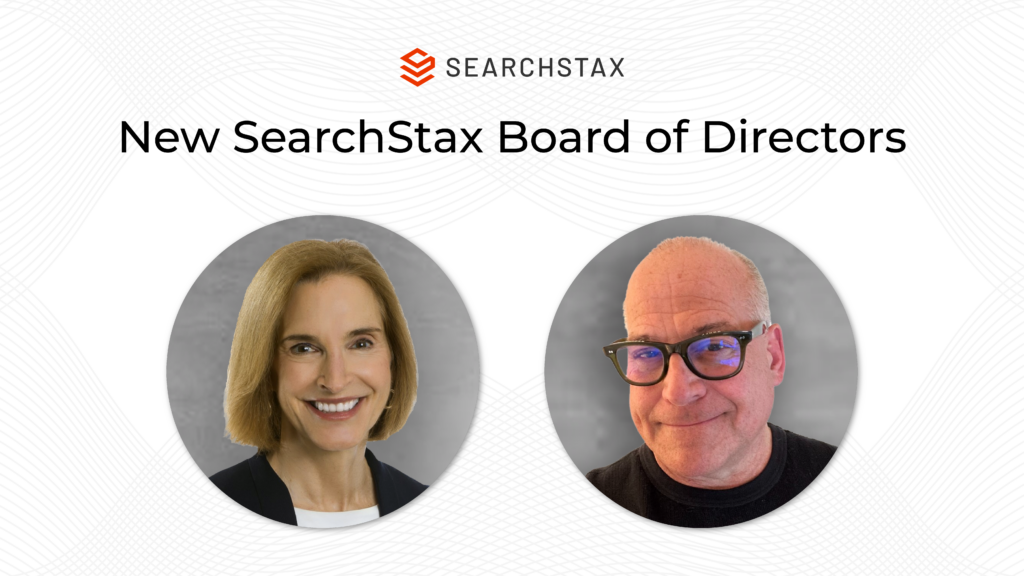 SearchStax new Board of Directors - Brad Allen and Carol Meyers