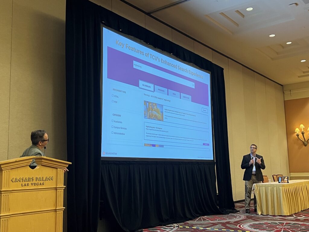 TCU Presentation with SearchStax at AMA Symposium