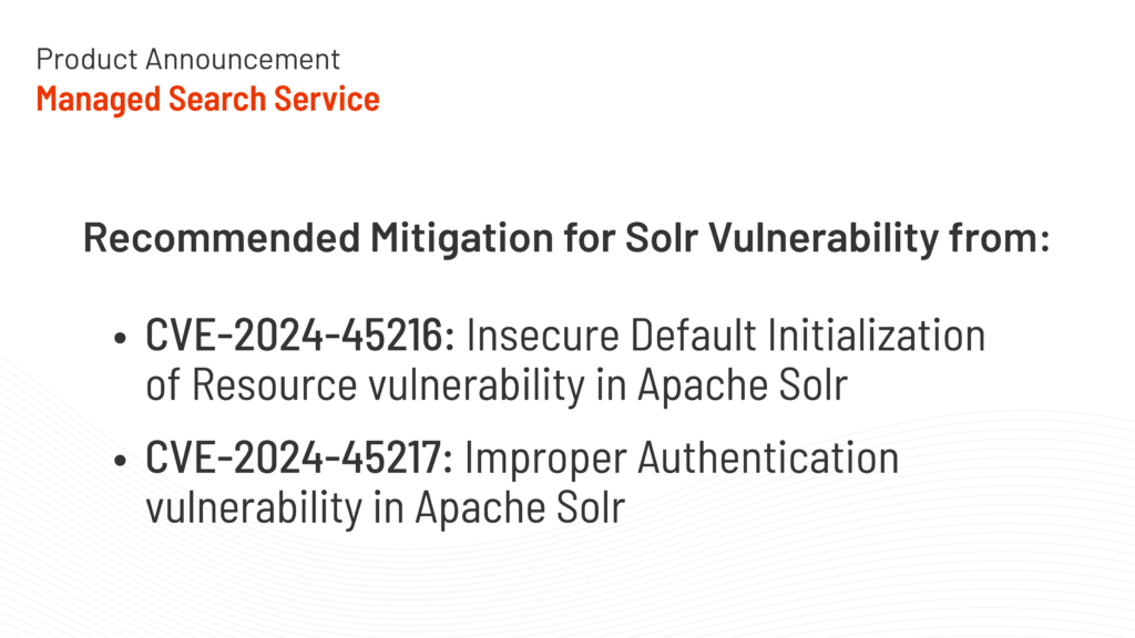 Solr vulnerabilities update blog